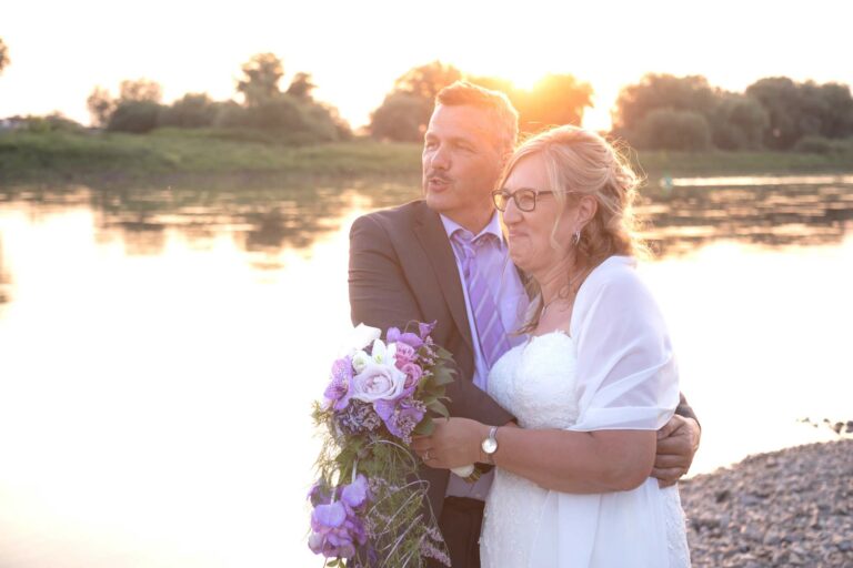 Hochzeitsfotograf Senftenberg - See Brautpaarshooting